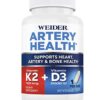 Suplemento salud arterial Weider con vitamina K2 y D3