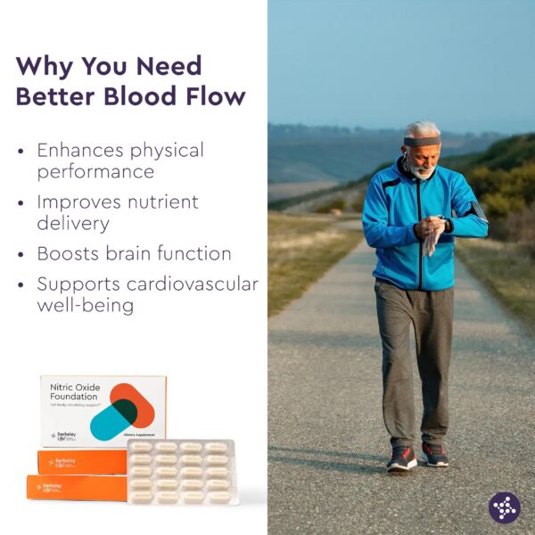 Suplemento salud cardiovascular Berkeley Life con betabel orgánico