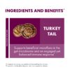 Frasco suplemento Host Defense Turkey Tail para salud intestinal