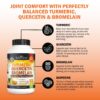 Suplemento para salud inmune y articular con BioPerine