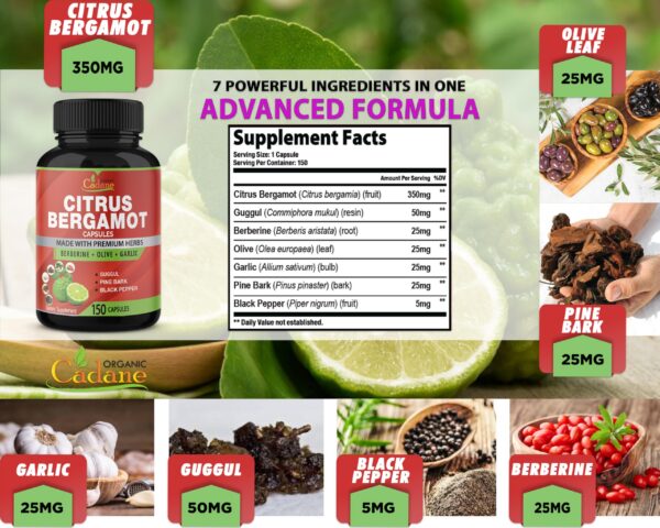 Suplemento para salud integral con ingredientes concentrados naturales