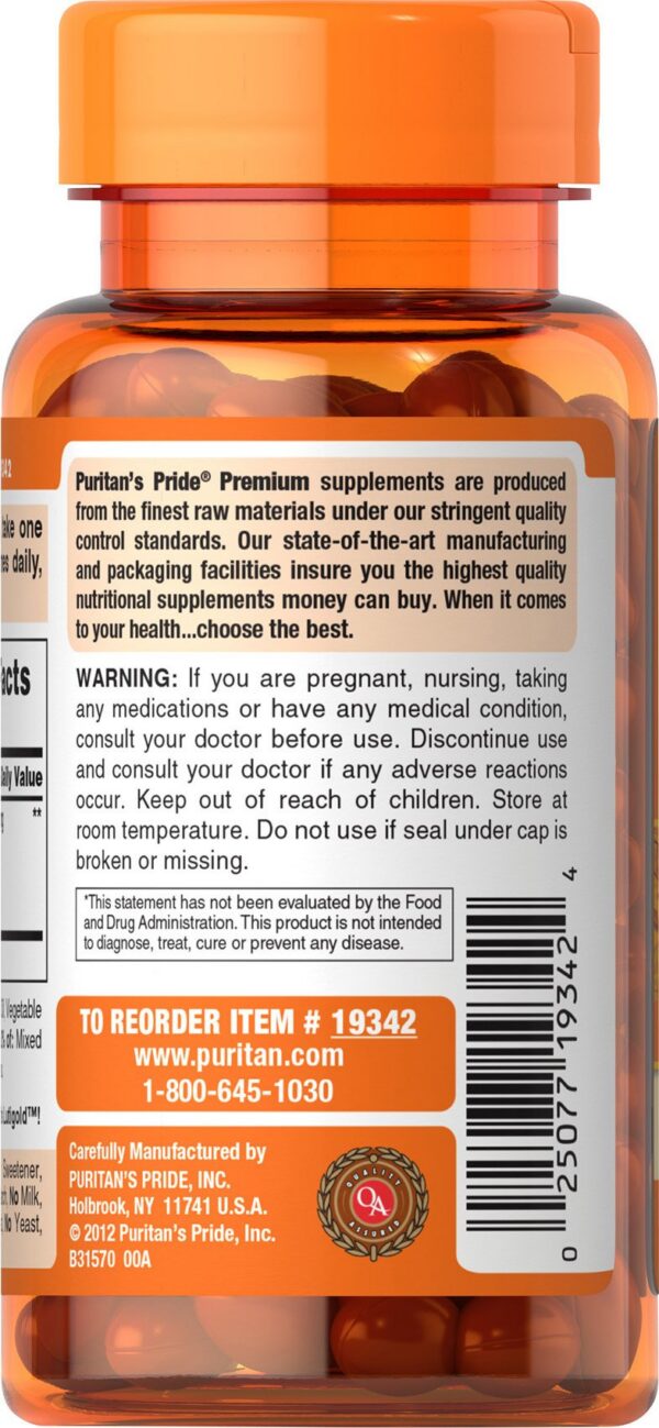 Suplemento para salud ocular Puritan's Pride Healthy Eyes Lutigold