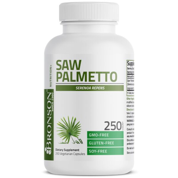 Suplemento salud prostática Bronson Saw Palmetto no GMO