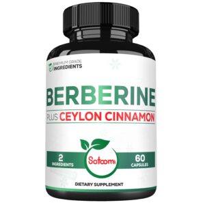 Suplemento Satoomi Berberina con Canela de Ceilán 60 cápsulas