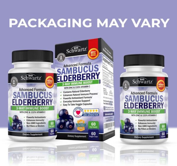 Version 1.0.0 Suplemento saúco con zinc y vitamina C 60 cápsulas sin gluten