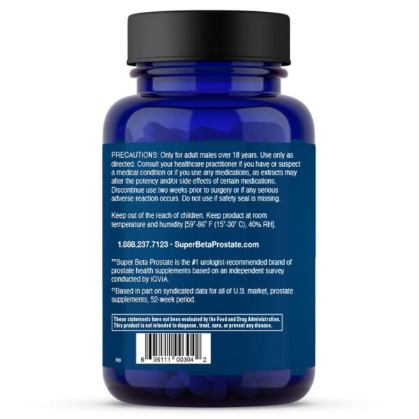 Suplemento con saw palmetto y arándano Super Beta Prostate Max