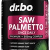 Suplemento Saw Palmetto para mujeres caja y cápsulas