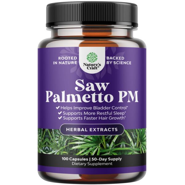 Suplemento saw palmetto para próstata salud masculina