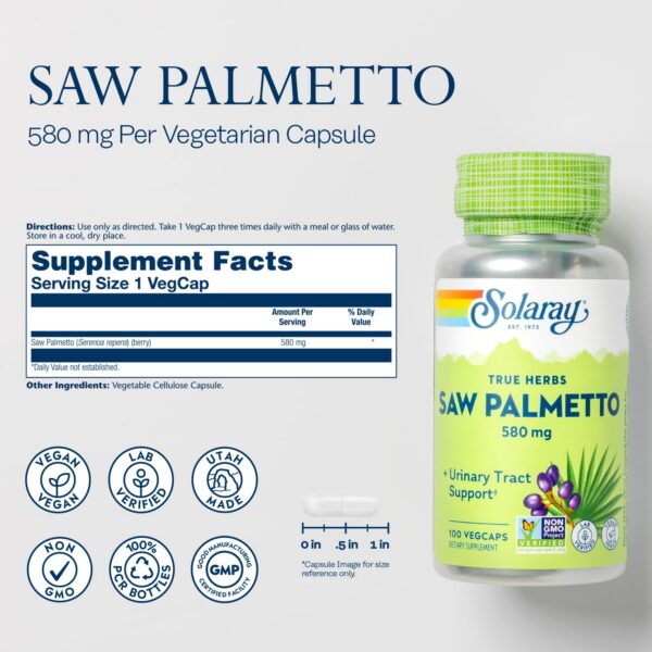 Version 1.0.0 Suplemento Saw Palmetto para próstata sana hombres y mujeres