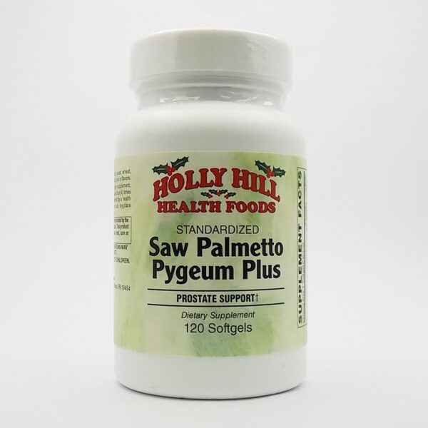 Suplemento Saw Palmetto Pygeum Plus Holly Hill 120 softgels