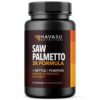 Suplemento Saw Palmetto para salud prostática en cápsulas veganas