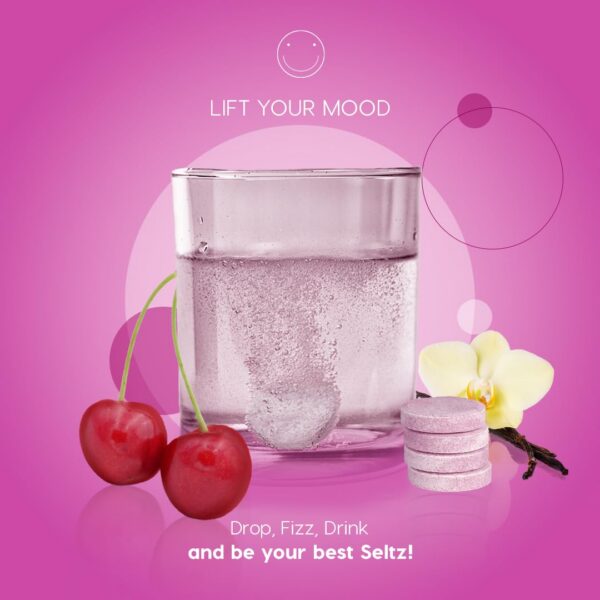 Version 1.0.0 Suplemento Seltz para elevar el ánimo.
