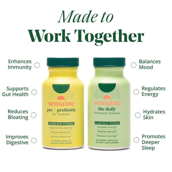 Suplemento Semaine equilibrio hormonal cápsulas caja