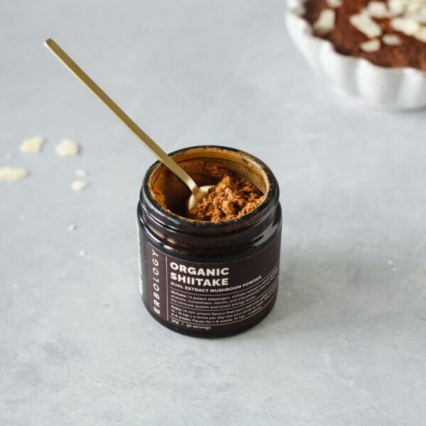 Suplemento de shiitake para inmunidad y energía