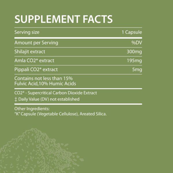 Suplemento Shilajit cápsulas doble pack Himalaya