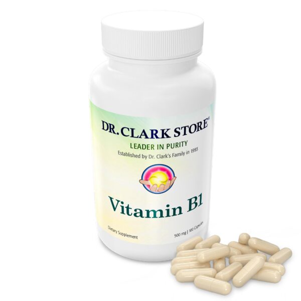 Suplemento sin alérgenos vitamina b1 para sistema nervioso salud