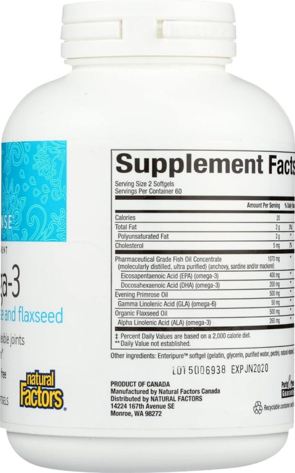 Suplemento sin gluten RxOmega-3 para mujer corazón