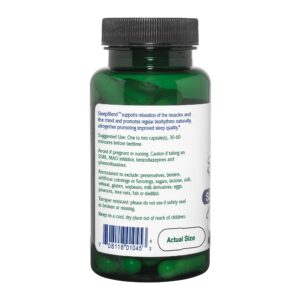 Suplemento Sleepblend Vitanica melatonina y valeriana 60 cápsulas