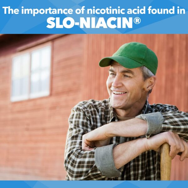 Suplemento Slo Niacin liberacion controlada Kinara 500mg