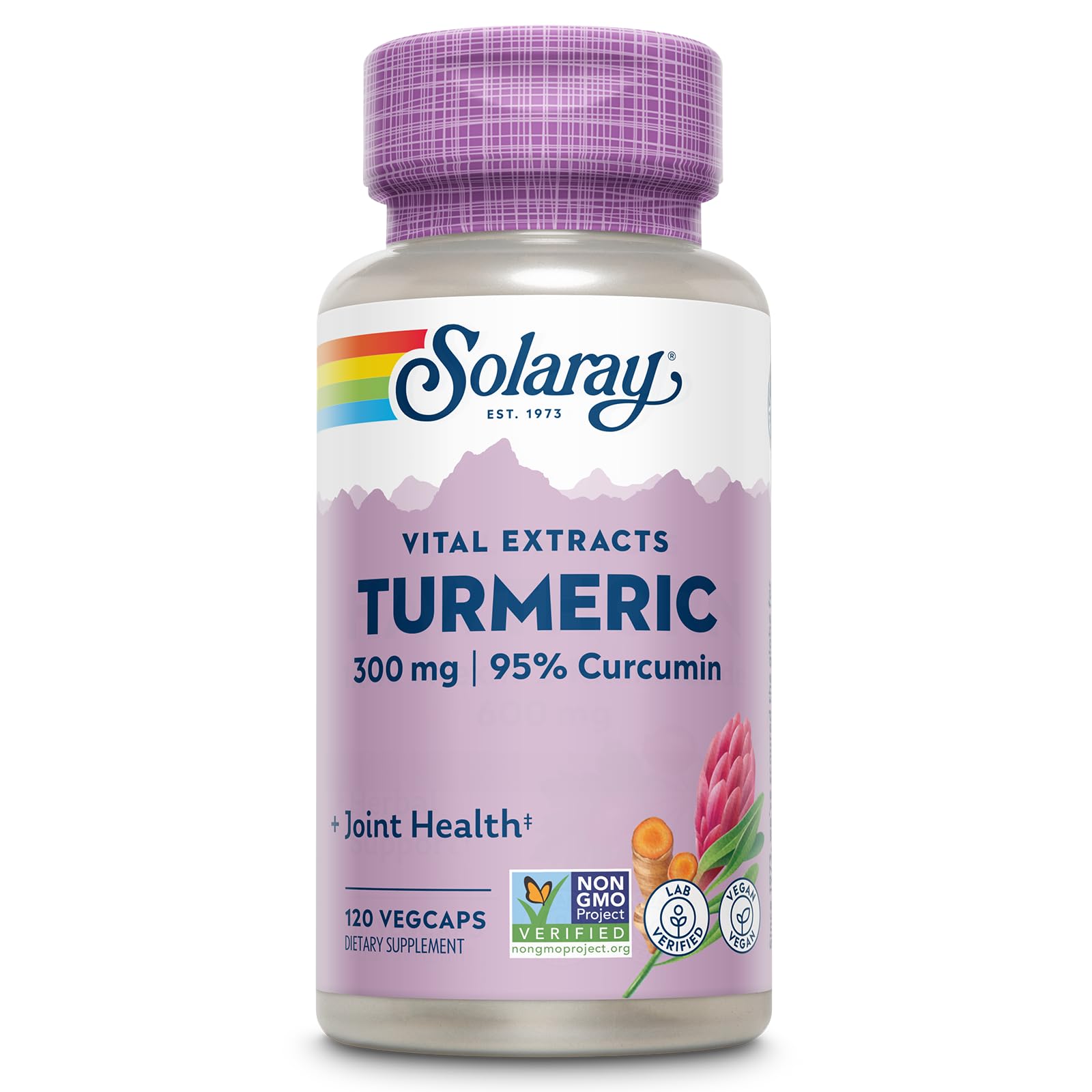 SOLARAY Turmeric Root Extract, 300 mg