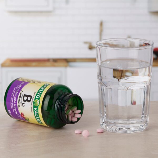 Suplemento Spring Valley vitamina B12 120 tabletas