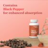 Suplemento StomachBloom antioxidante con cúrcuma y pimienta negra