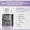 Suplemento para sueño con ashwagandha y valeriana