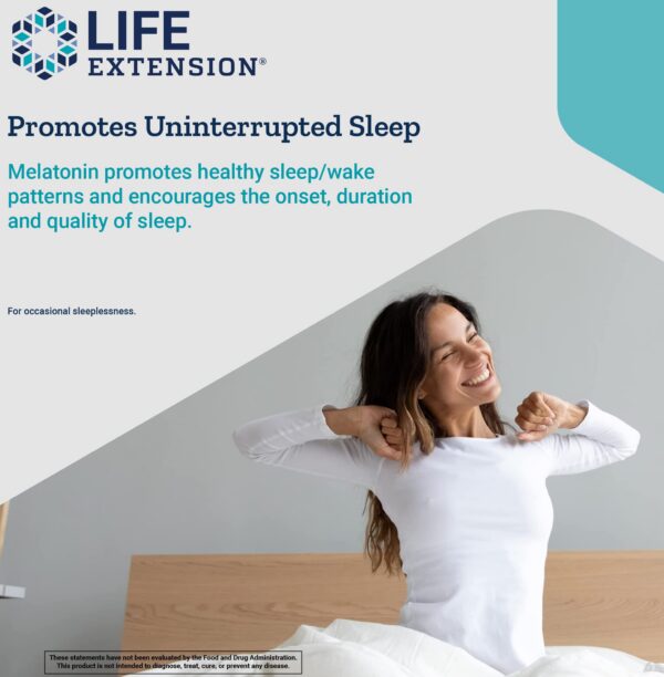 Suplemento para dormir Life Extension no GMO y sin gluten