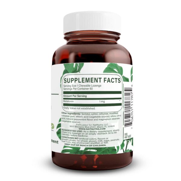 Suplemento sueño Natural Nutra pastillas veganas sin gluten