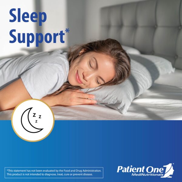 Suplemento para el sueño Patient One Sleep Care 60 cápsulas