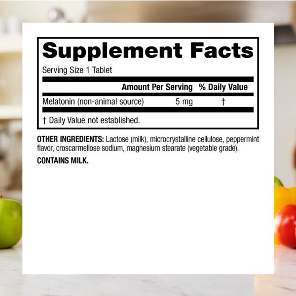 Suplemento sueño Webber Naturals sin medicamentos sabor menta