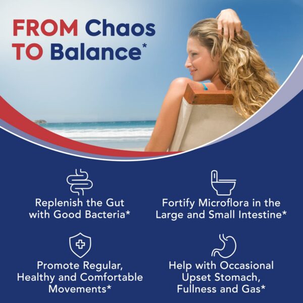 Suplemento Surebounty multicépa y prebióticos para bienestar intestinal