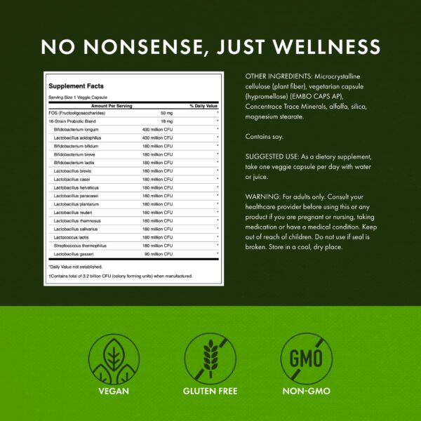 Suplemento Swanson para salud digestiva y sistema inmunológico