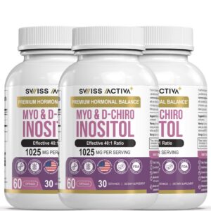 Suplemento Swiss Activa+ con Mio y D-Ciro Inositol para mujeres