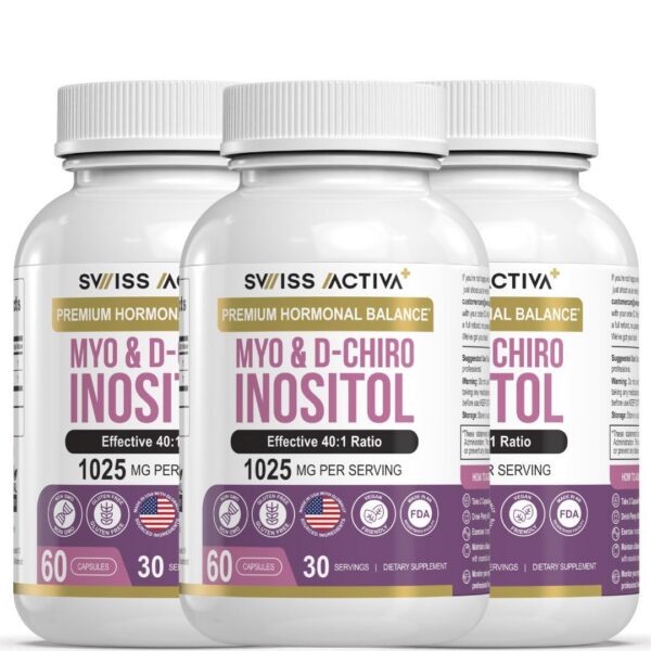 Suplemento Swiss Activa+ con Mio y D-Ciro Inositol para mujeres