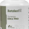 Suplemento Synergy D3 K2 PRO alta potencia para salud ósea y corazón