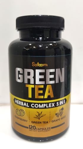 Suplemento de té verde con frambuesa y semillas de uva orgánico