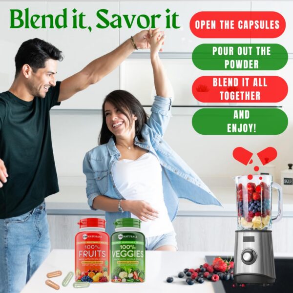 Paquete doble suplemento TM NATURALS frutas y verduras