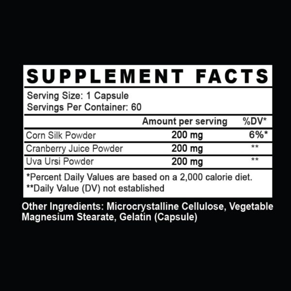 Suplemento para tracto urinario femenino - compuesto de limpieza de vejiga.