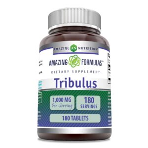 Suplemento Tribulus 1000 mg Amazing Nutrition frasco frontal