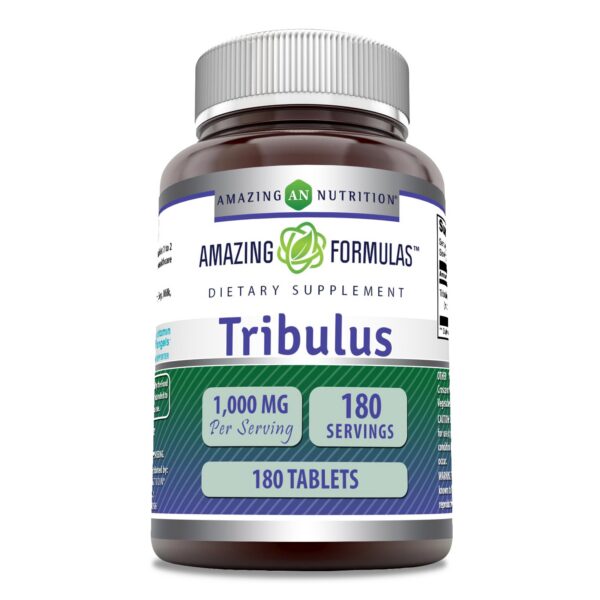 Suplemento Tribulus 1000 mg Amazing Nutrition frasco frontal