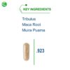 Suplemento con tribulus, maca y muira puama para hombres