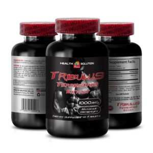 Botella de suplemento Tribulus Terrestris 60 cápsulas Healthy Supplements