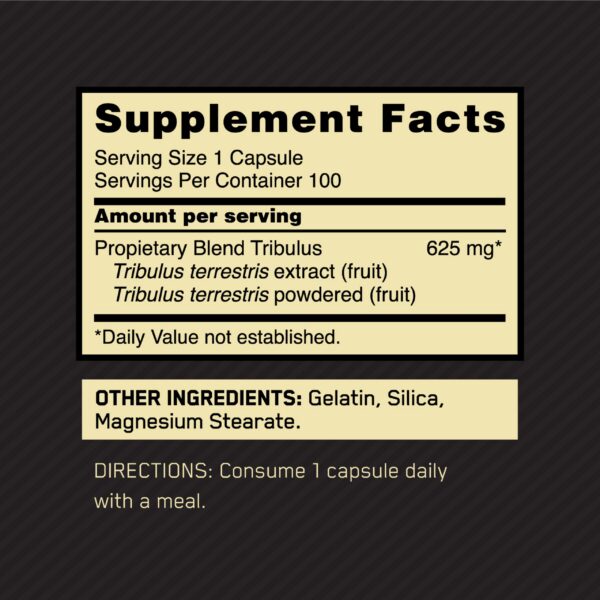 Suplemento tribulus terrestris para testosterona Optimum Nutrition