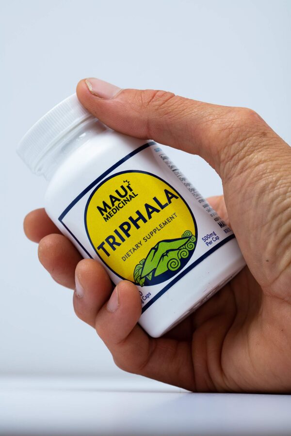 Version 1.0.0 Suplemento Triphala ayuda digestiva tradicional ayurveda