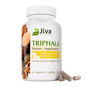 Suplemento Triphala de Jiva Botanicals 60 cápsulas