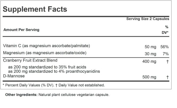 Cápsulas para salud urinaria Andrew Lessman