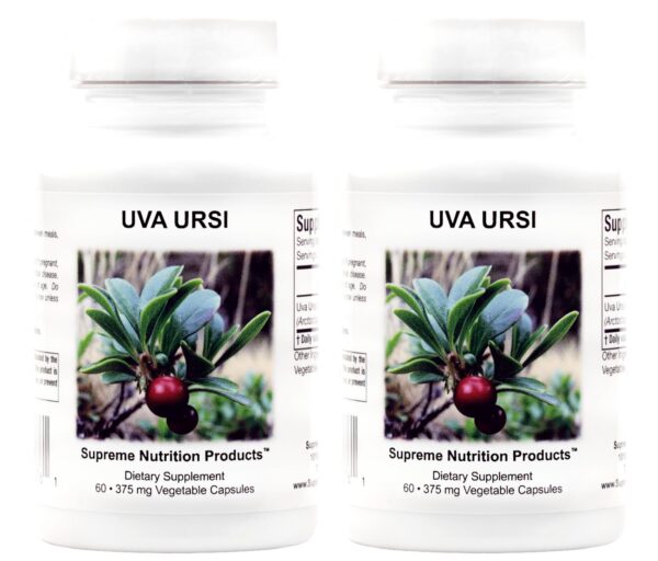 Suplemento Uva Ursi Supreme Nutrition botella frontal