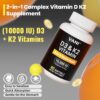 Suplemento VANI D3 y K2 para salud ósea y muscular