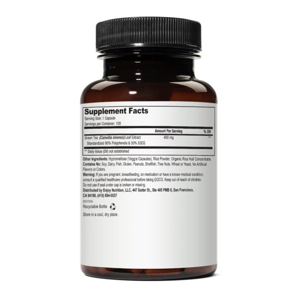 Suplemento vegano antioxidente Weyland EGCG 400 mg